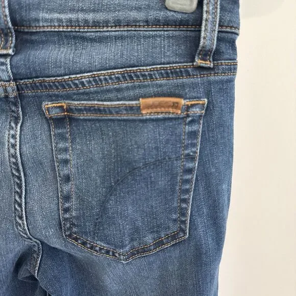 Joes Jeans Womens Sz 26x33 Icon Flare Blue Mid Rise Flawless Boho Y2K 90s Vibes - Picture 5 of 10